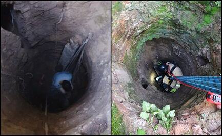 Rescatan a mujer tras caer a un pozo en Zapopan, Jalisco