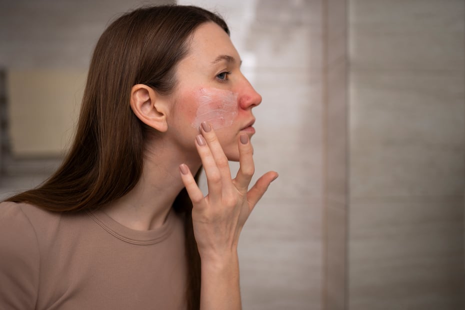 Los pacientes con dermatitis son los que más sufren con el cambio de clima. Foto: Freepik