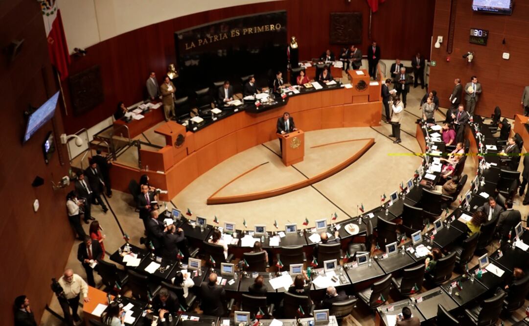 Sesión del Senado de la República. Foto: Archivo/EL Universal