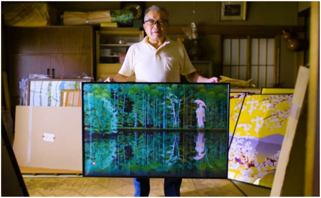 El hombre de 74 años ha estado creando su obra de arte durante 13 años