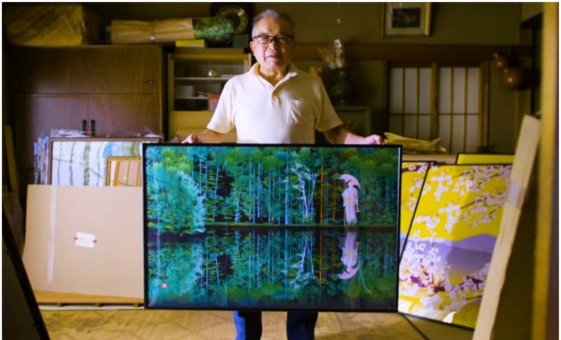 El hombre de 74 años ha estado creando su obra de arte durante 13 años