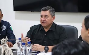 Renuncia el Subsecretario de Seguridad de Sinaloa, Humberto Zerón; busca su reactivación como miembro de la Defensa.
Foto: Secretaría de las mujeres Sinaloa.