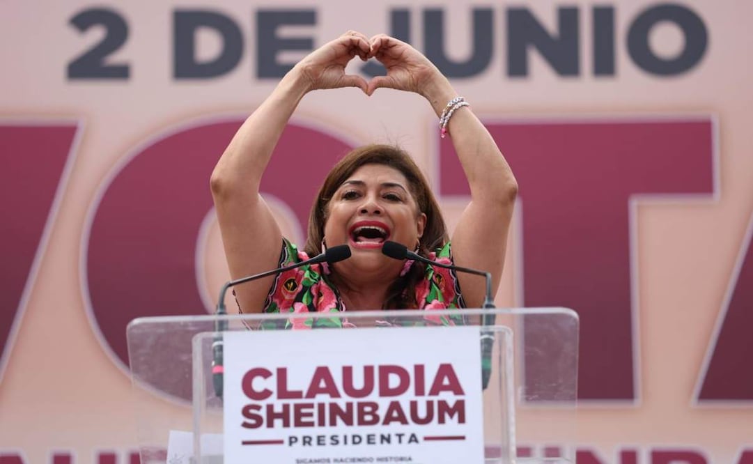 Clara Brugada candidata de la coalición “Sigamos Haciendo Historia". Foto: Siego Simón Sánchez. EL UNIVERSAL