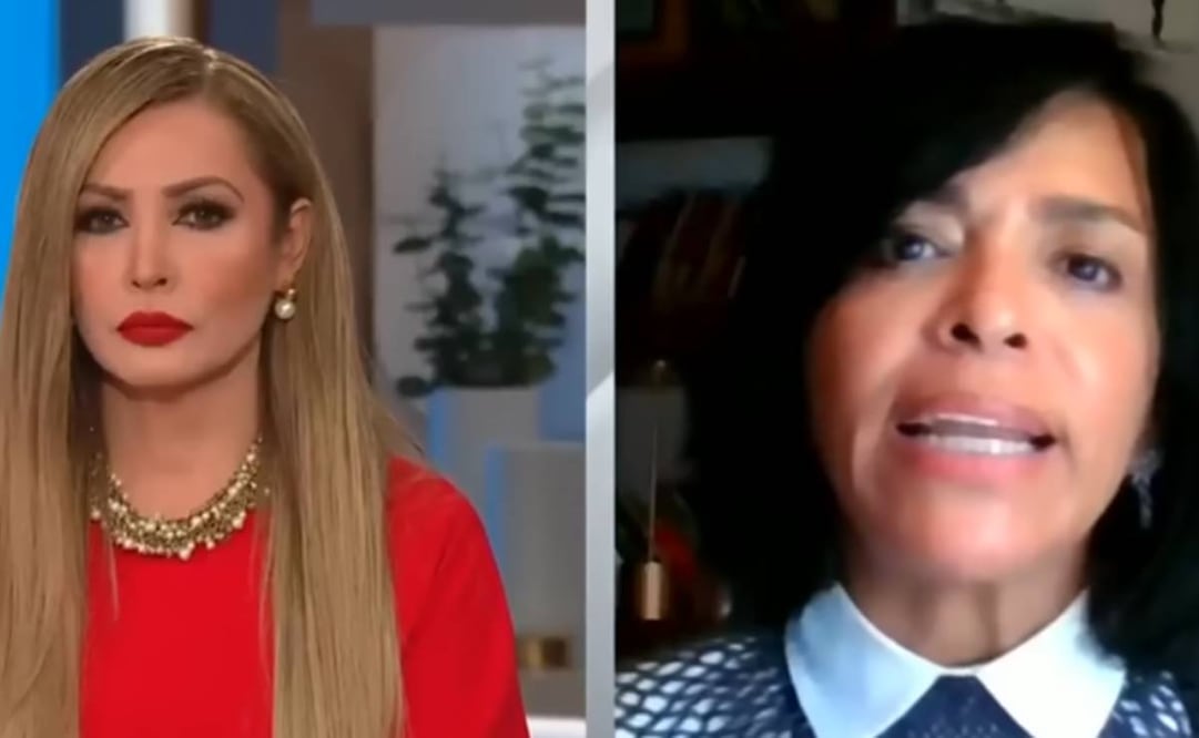 Paty Navidad y Anabel Hernández  se enfrentan en programa en vivo.