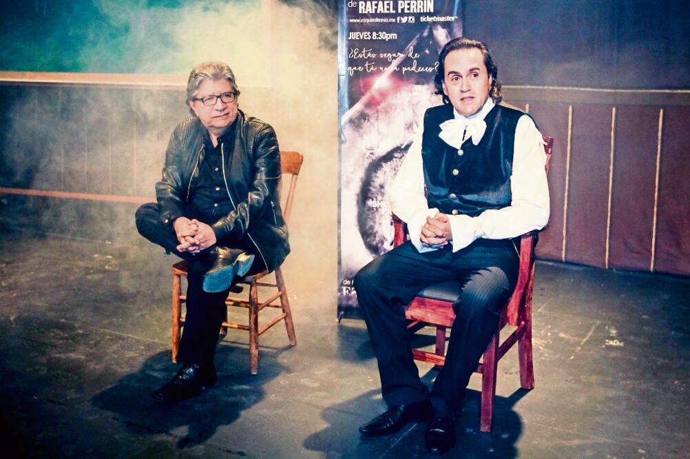 Mauricio Pichardo y Rafael Perrin anunciaron el estreno de la obra (GERMÁN GARCÍA. EL UNIVERSAL)