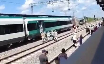 "Nos chocó otro tren"; usuarios relatan cómo ocurrió el descarrilamiento del Tren Maya en Izamal, Yucatán