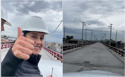 Sheinbaum en obras del trolebús elevado: “En ningún lugar del mundo hay segundos pisos para el transporte público"