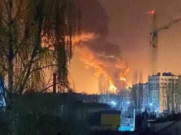 Reportan explosiones masivas cerca de Kiev