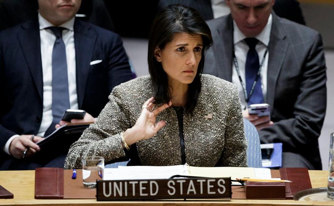 La embajadora de Estados Unidos ante las Naciones Unidas, Nikki Haley (Foto: EFE)