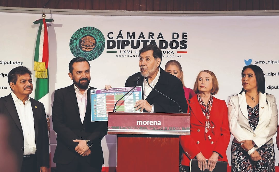Gerardo Fernández Noroña defendió la insaculación que se realizará en el Senado. Foto Especial