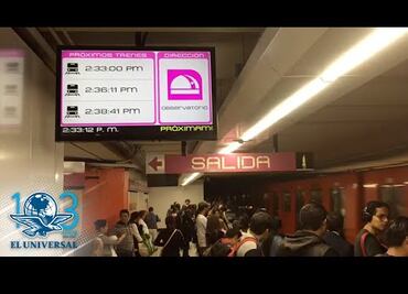 Metro instala plataforma que muestra el avance de trenes en tiempo real