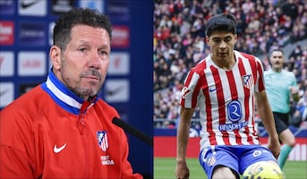 El 'Cholo' Simeone elogia a Obed Vargas y asegura que es "muy trabajador, muy humilde y abocado a querer mejorar"