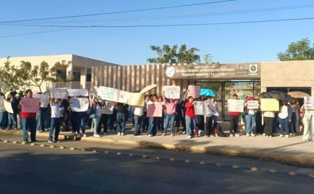 Estudiantes protestan en Yucatán (11/02/2026). Foto: Especial