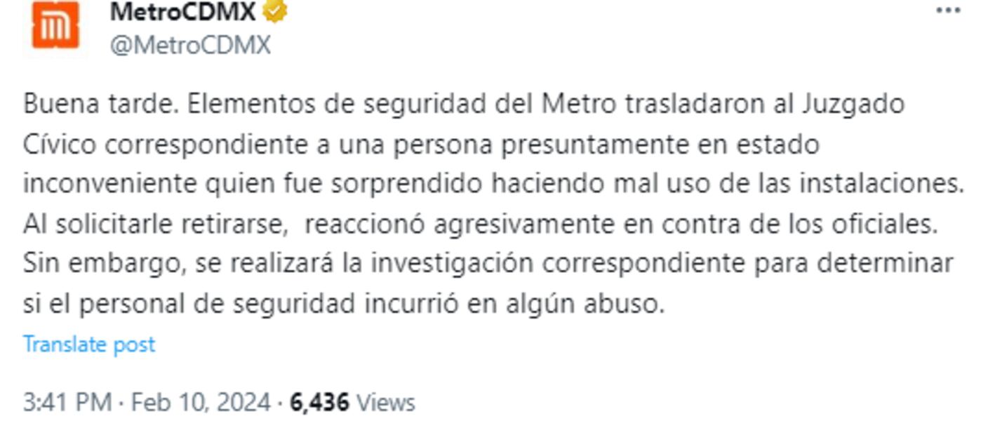 Metro CDMX. Foto: Especial