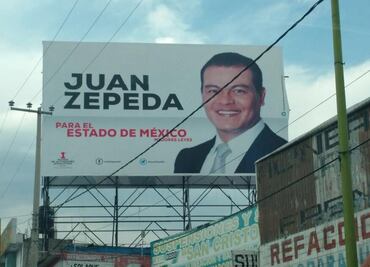 Juan Zepeda acepta retirar propaganda en Edomex
