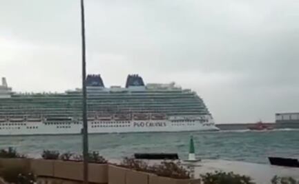 Fuerte viento causa estragos en isla española de Mallorca; crucero choca con petrolero