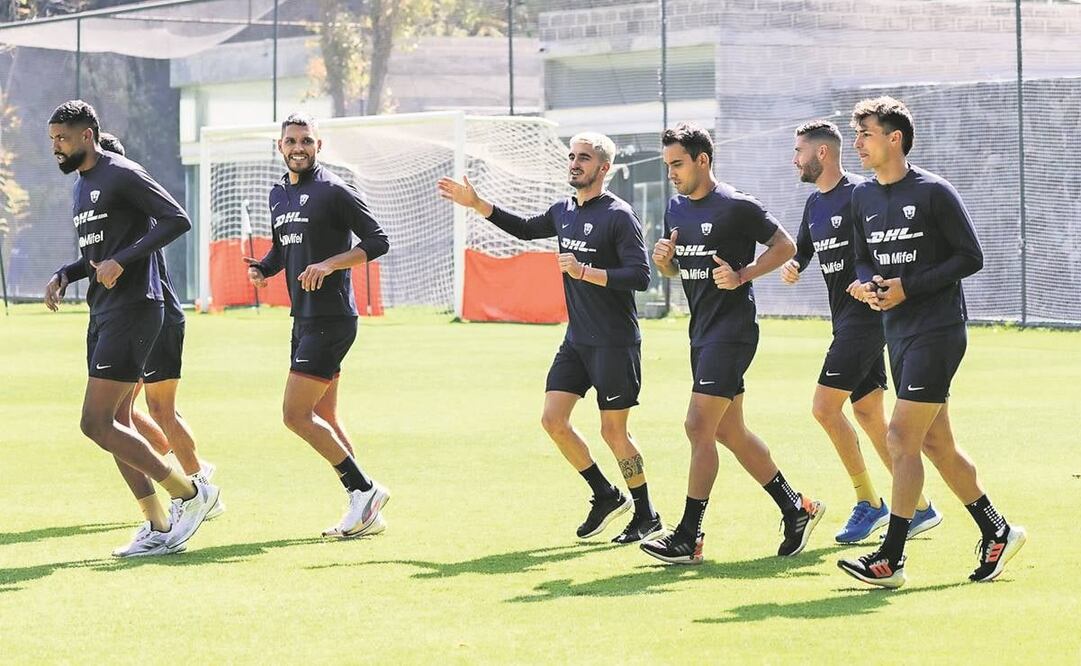 Entrenamieto. Foto: Club Pumas