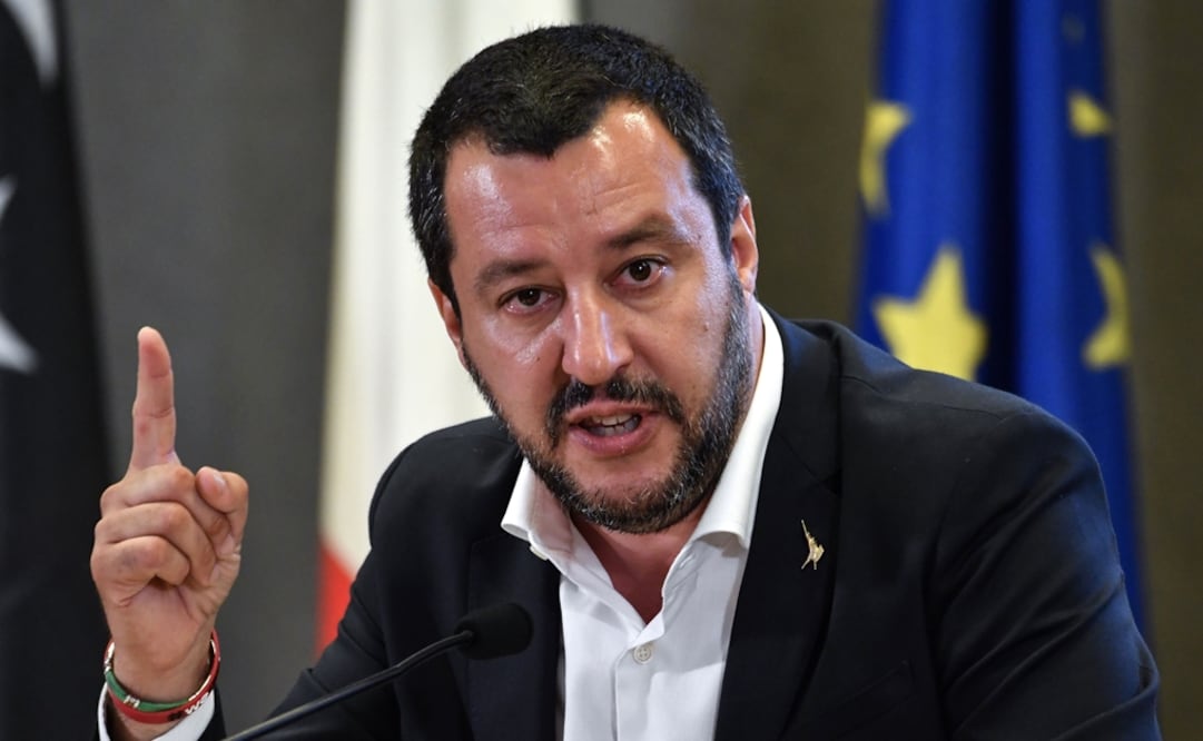 Matteo Salvini queda absuelto de sus cargos. Foto: AFP