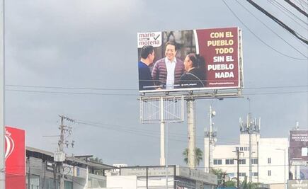 Mario Delgado desconoce publicidad en espectaculares