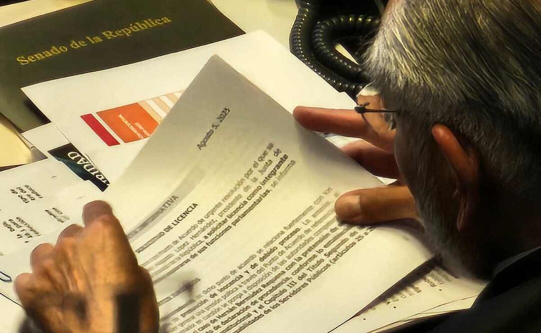 Adán Augusto López Hernández, presidente de la Junta de Coordinación Política en la sesión en la Comisión Permanente de este 6 de agosto del 2025. Foto: Especial