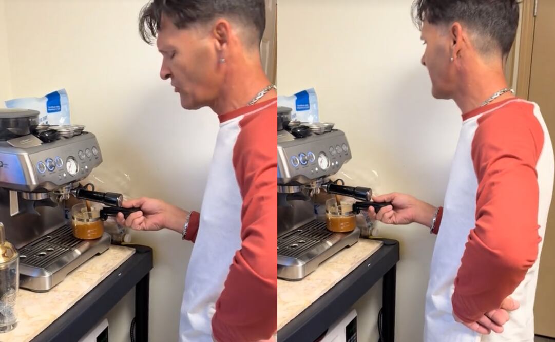 Cubano utiliza por primera vez una cafetera eléctrica y su reacción se vuelve viral. Foto: Captura de video
