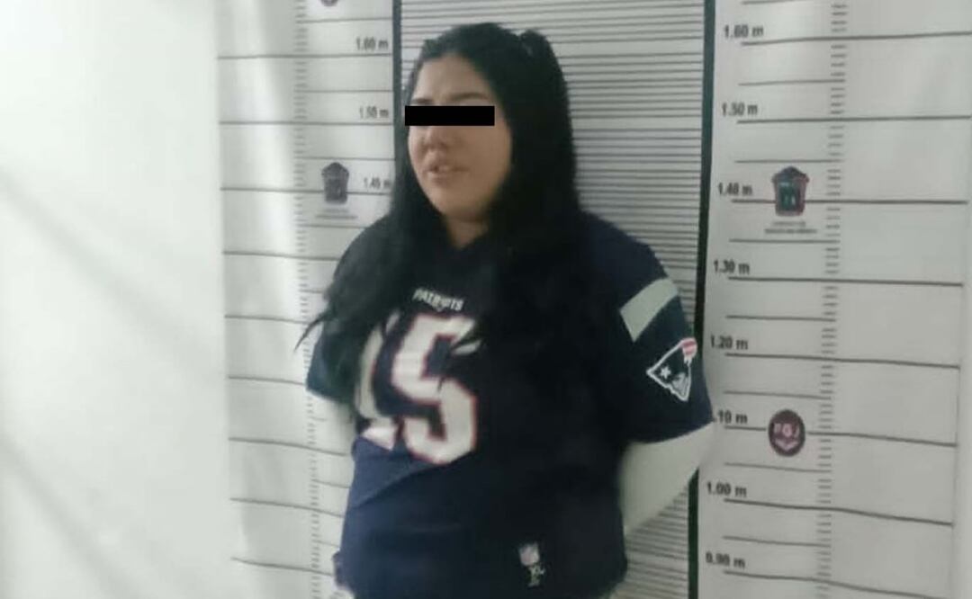 Alenjandra "N" fue detenida por la presunta participación en robo con violencia a transporte público. Foto: Especial
