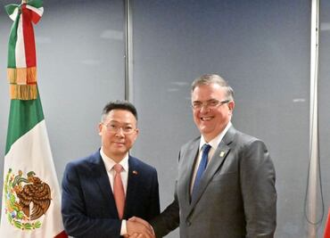 Por aranceles de México a China, Ebrard se reúne con embajador del país asiático