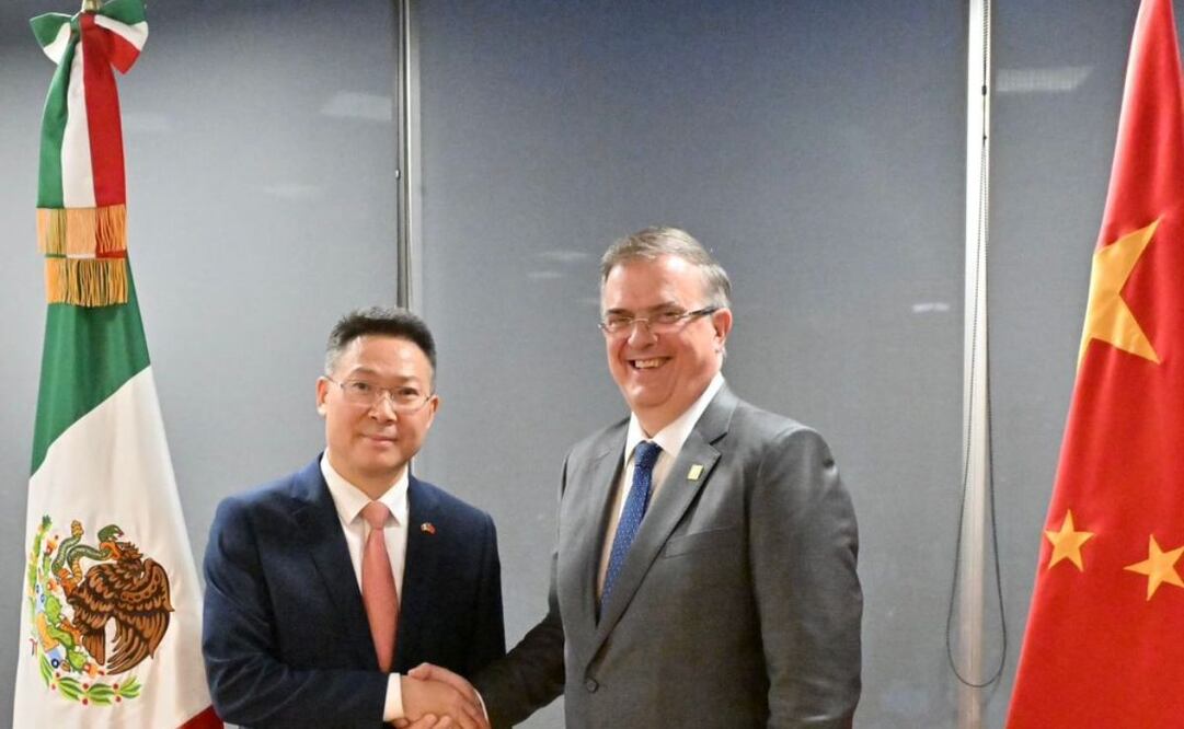 Por aranceles de México a China, Ebrard se reúne con embajador chino. (25/09/25) Foto: Especial