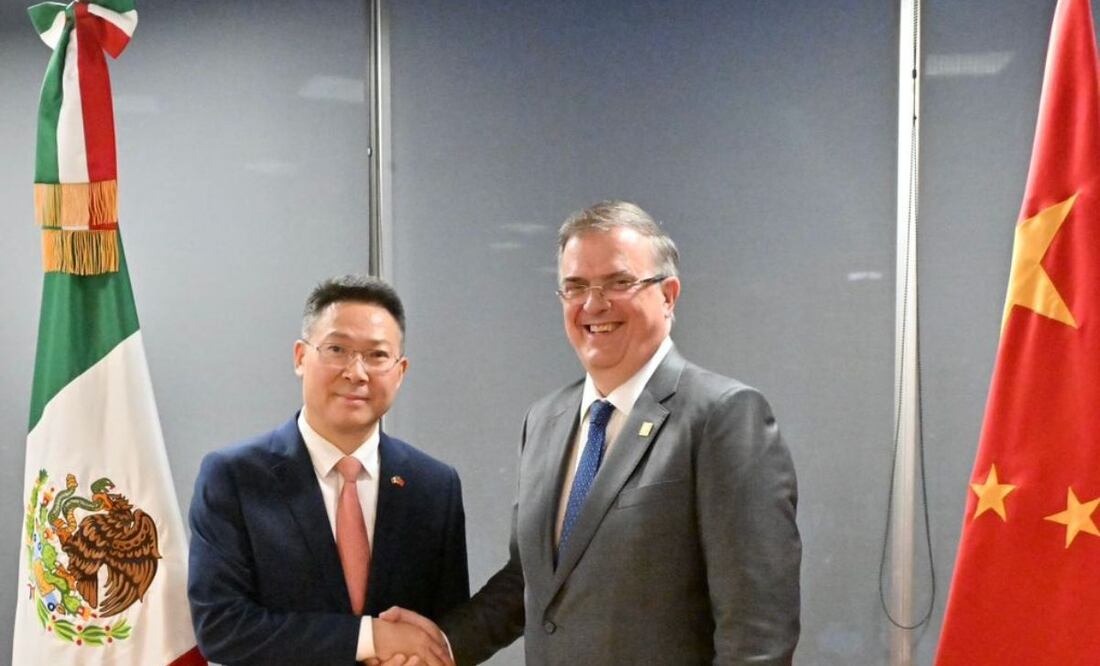 Por aranceles de México a China, Ebrard se reúne con embajador chino. (25/09/25) Foto: Especial