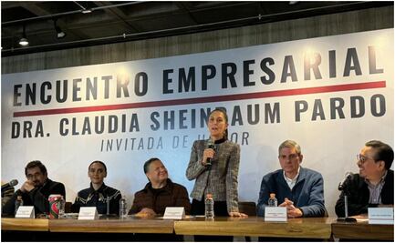 La primera reunión entre Claudia Sheinbaum y la cúpula empresarial hidalguense