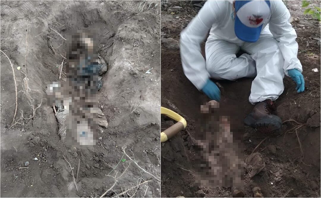 Colectivo Amor por los Desaparecidos en Tamaulipas descubren restos óseos en Reynosa. Foto: Especial