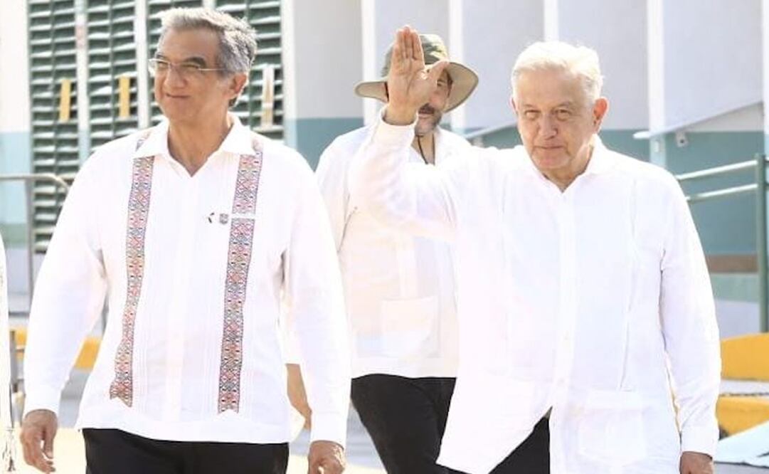 Junto al gobernador de Tamaulipas, Américo Villarreal Anaya, y a autoridades de salud del estado, el presidente López Obrador evaluará también la integración de los Comités de Salud, que forman parte en la entidad del programa "La Clínica es Nuestra". Foto: Especial