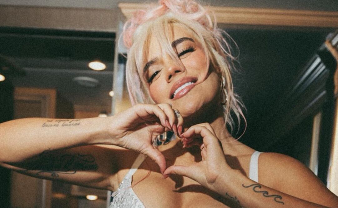 Los fanáticos de la artista no tardaron en darse cuenta de que la cantante también incluyó a Feid en el videoclip del nuevo tema. Foto: Instagram. @karolg