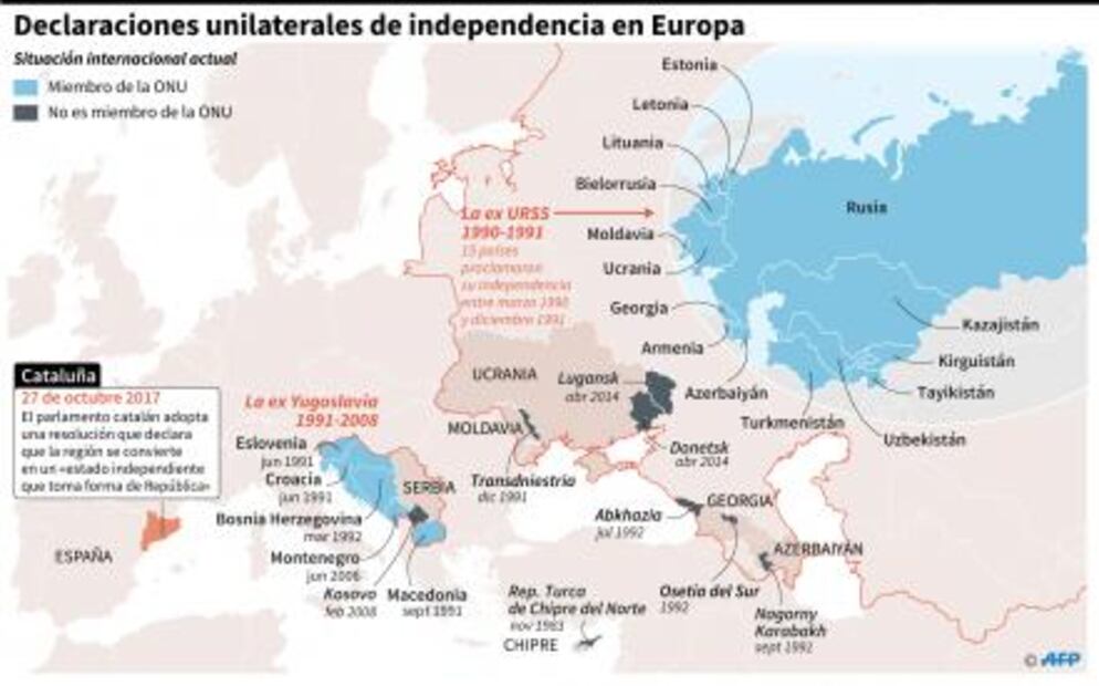 Senado español aprueba medidas para recuperar la legalidad en Cataluña