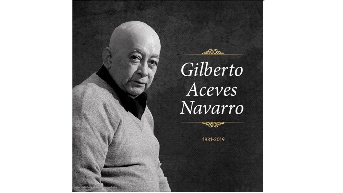Gilberto Aceves Navarro. Foto/Tomada de Twitter: @mbellasartes