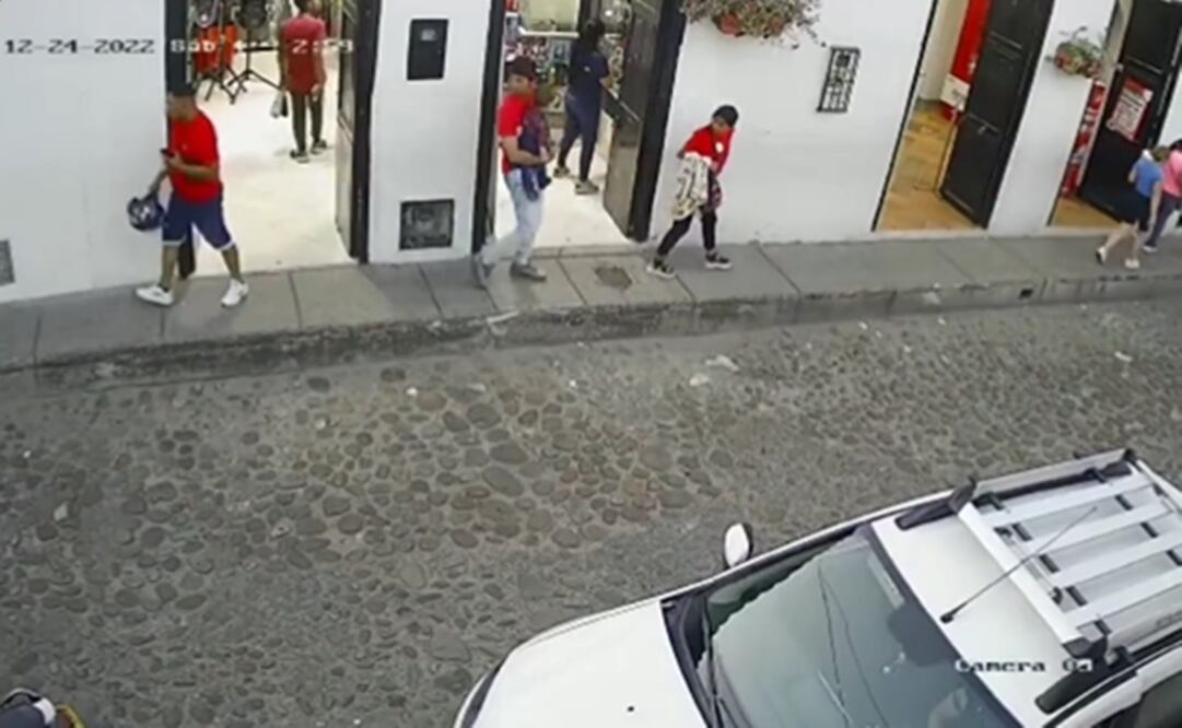 Un video capturó la pelea entre Amariz y alias 'Richi'. FOTO: Tomada del video 
