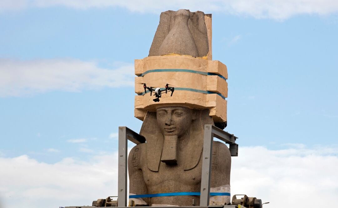 Estatua del faraón Ramsés II. Foto: AP/Amr Nabil, archivo