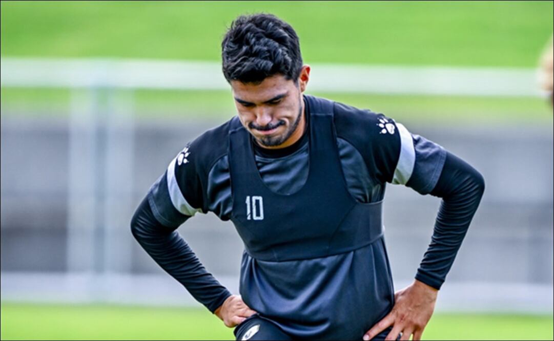 Ulises Dávila, en un entrenamiento del Macarthur FC. FOTO: @mfcbulls