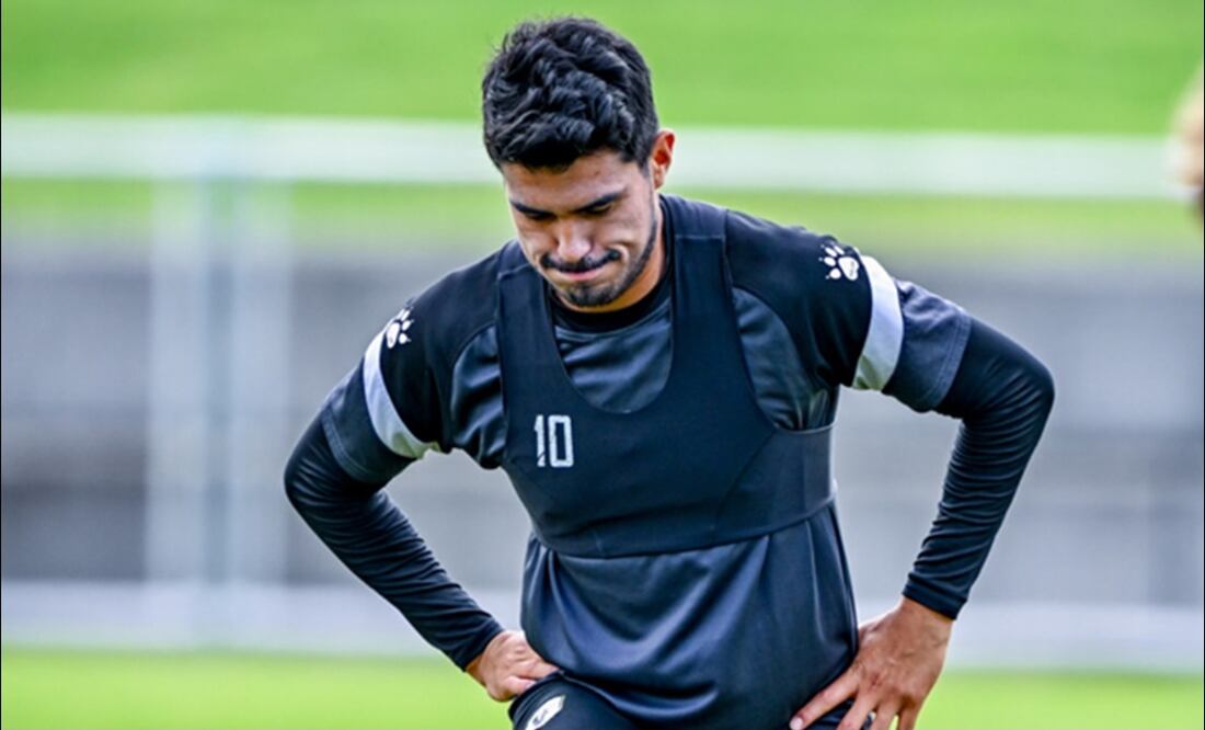 Ulises Dávila, en un entrenamiento del Macarthur FC. FOTO: @mfcbulls