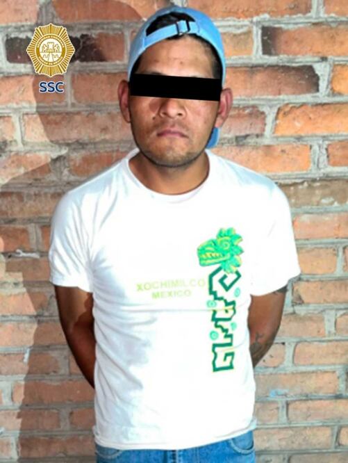 SSC detiene en Xochimilco a persona que agredía turistas. Foto: Especial