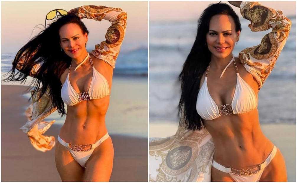 Maribel Guardia inició en bikini el 2025.