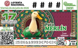 Pato "Merlín" ya tiene su billete de la Lotería Nacional; homenaje representa un "cachito" de la cultura mexicana