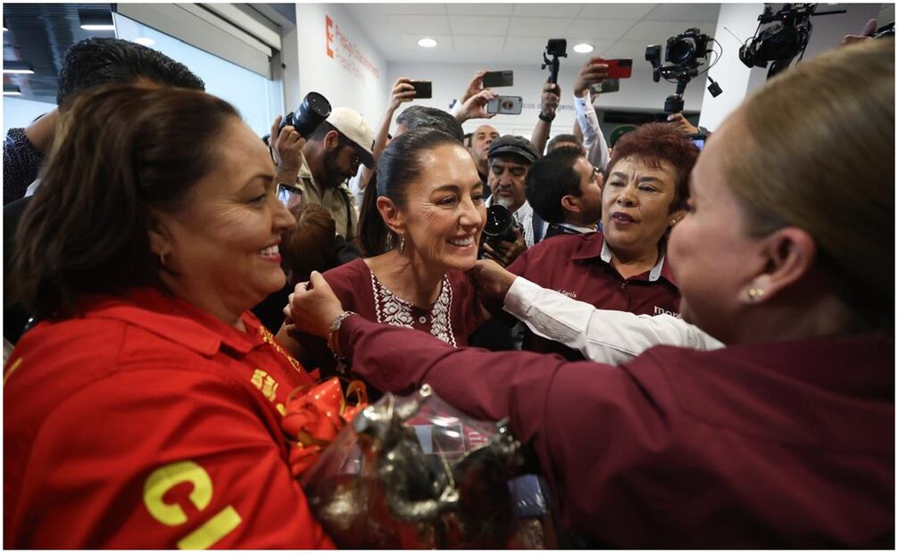 Claudia Sheinbaum, candidata de Morena a la presidencia. Foto: Diego Simón/EL UNIVERSAL