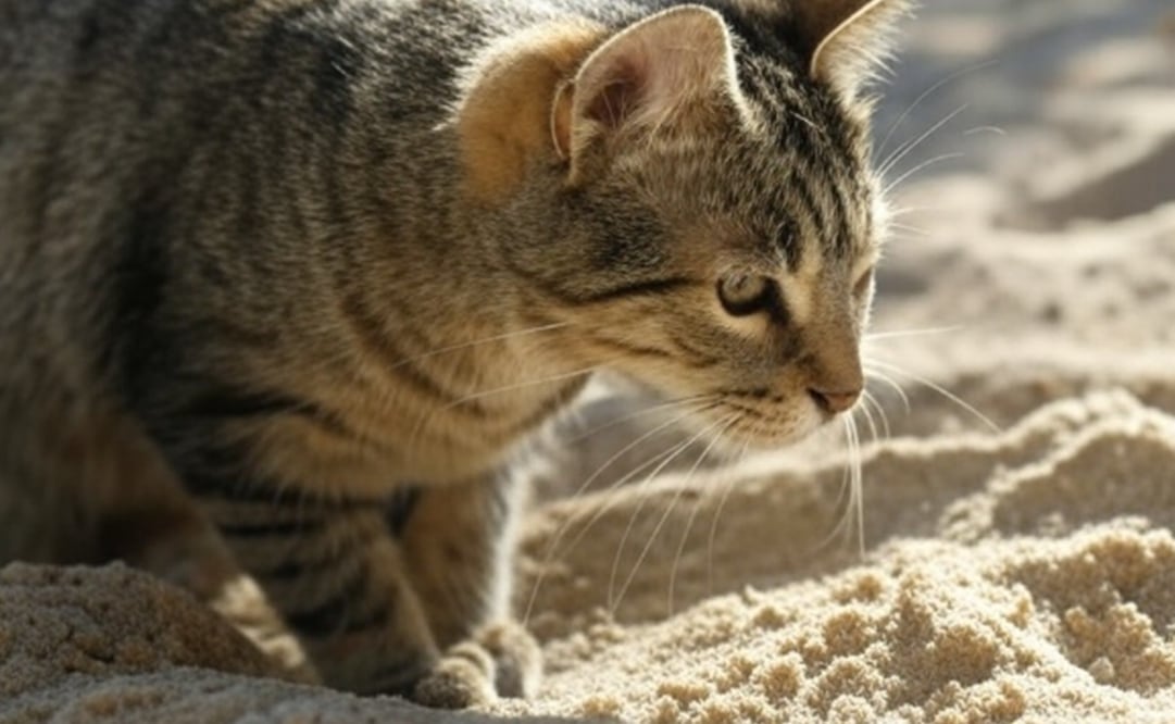 Maullar es un método de comunicación que los gatos utilizan casi exclusivamente con los humanos. Foto: IA