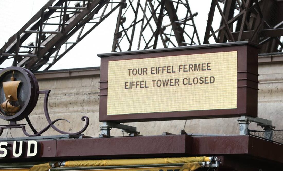 El monumento parisino permaneció sin acceso luego de que parte de su plantilla decidiera secundar la huelga. (FOTO: Reuters)