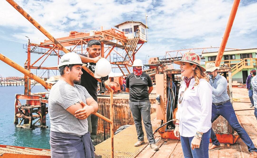 La gobernadora Marina del Pilar Ávila Olmeda asegura que Baja California se mantiene a la vanguardia como un estado dinámico. Foto: Especial.