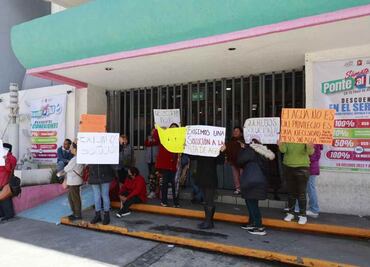 ¡Queremos agua!: habitantes de Toluca protestan ante Organismo de Agua y Saneamiento