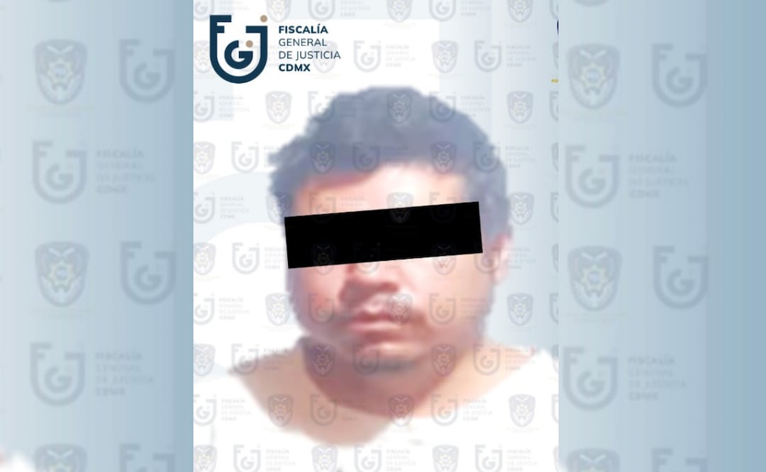 Detienen a  Gabriel N, por la desaparición de Venus Mireya hallada muerta en alcaldía Xochimilco de la CDMX (25/04/2025). Foto: Especial