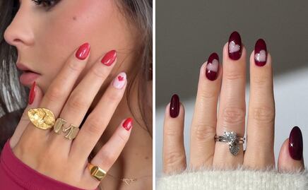 Diseños de uñas elegantes para lucir en San Valentín