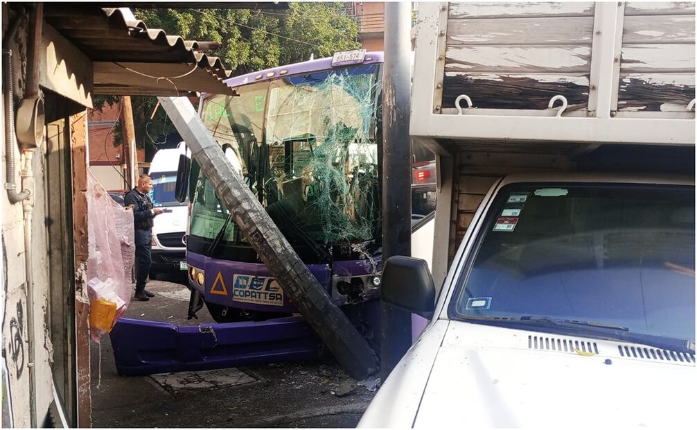 Accidente de tránsito en Circuito Interior. Foto: @luismiguelbaraa